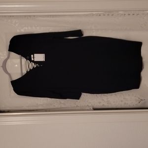 New  Rebel Knit Black Dress